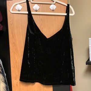 H&M velvet tank top